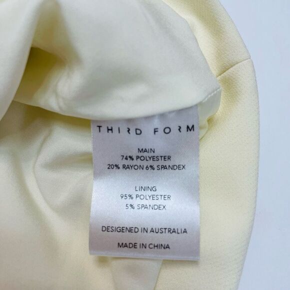 Third Form Skyline Tailored Bodice Tailored Vest Warm White Size 2 - Picture 10 of 13